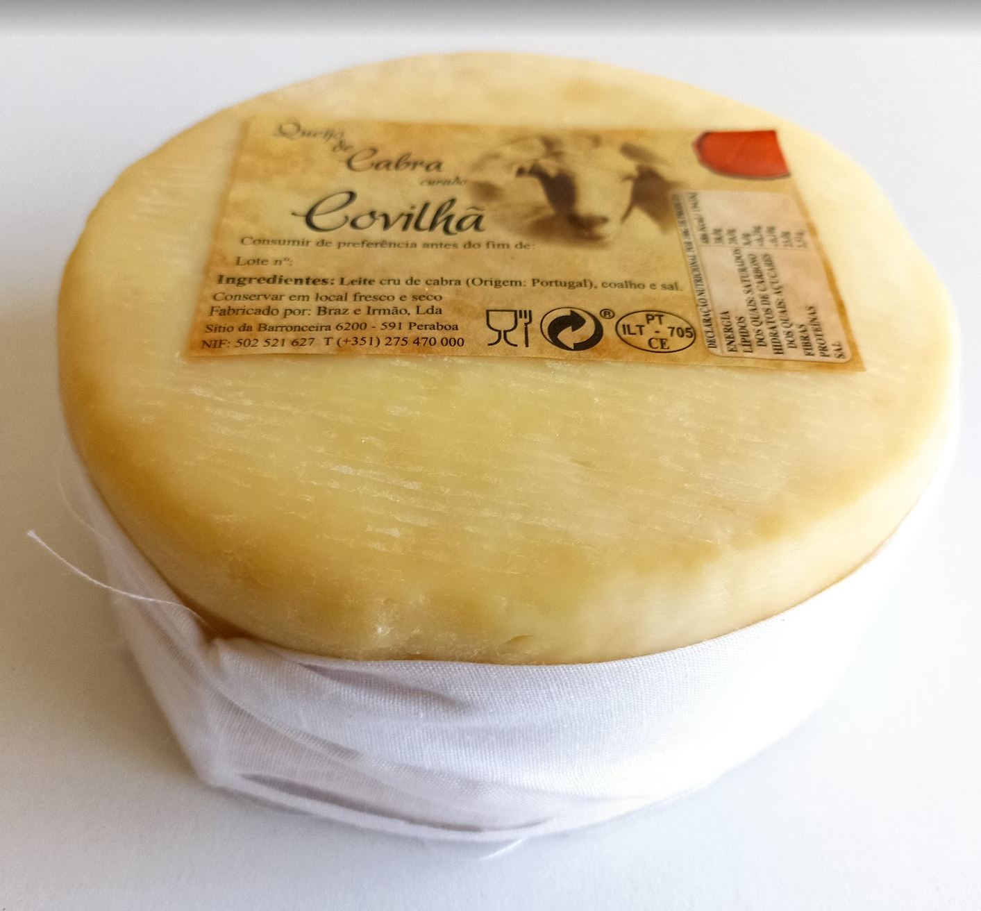 Queijo de Cabra artesanal português da Covilhã